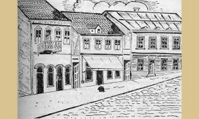 Део града пре изградње хотела "Палас" 