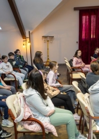 Druženje Vlaste Cenića sa osnovcima