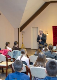 Druženje Vlaste Cenića sa osnovcima